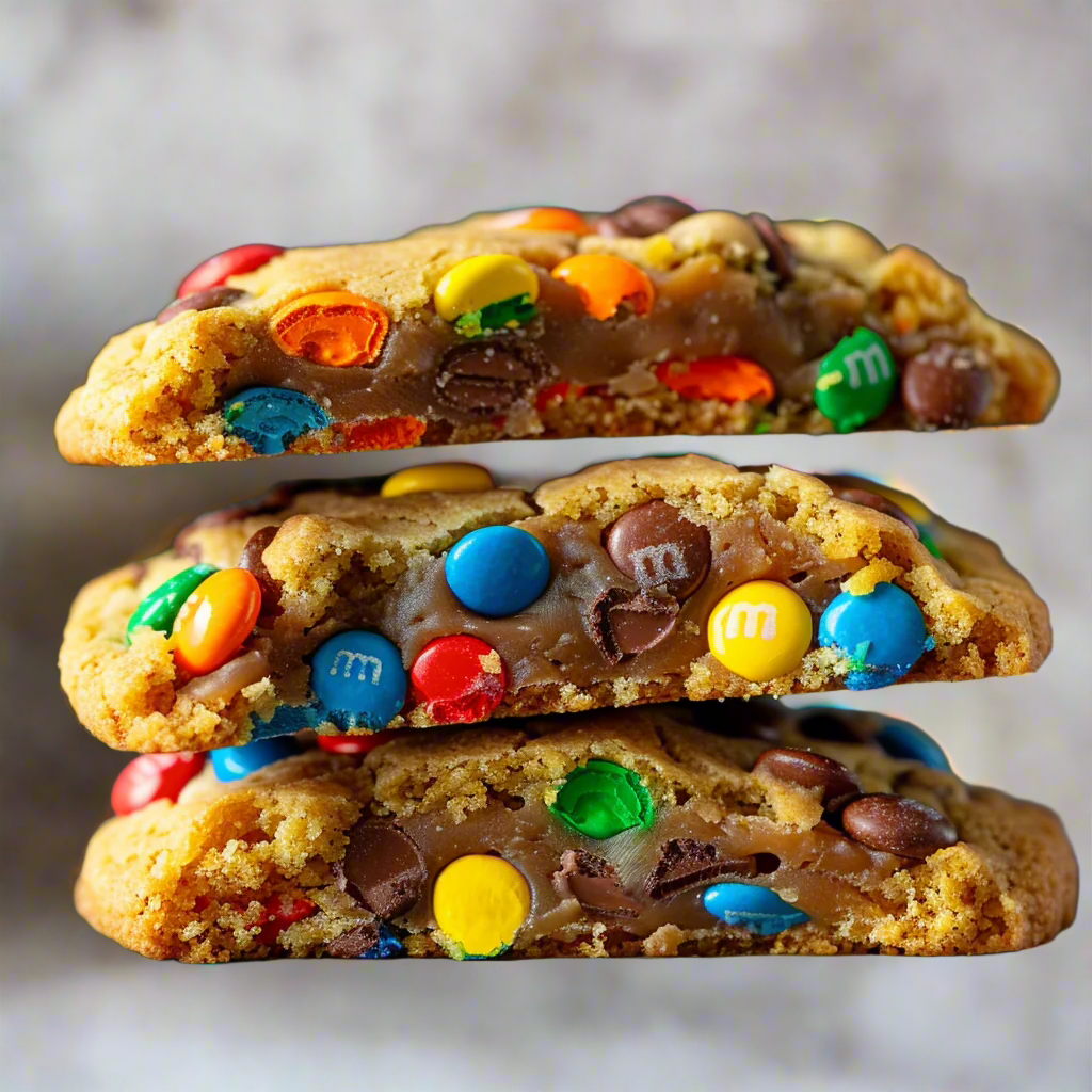 M & M cookies