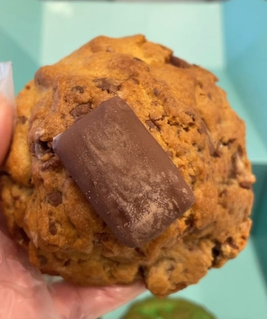 Milk chocolate toffee cookie